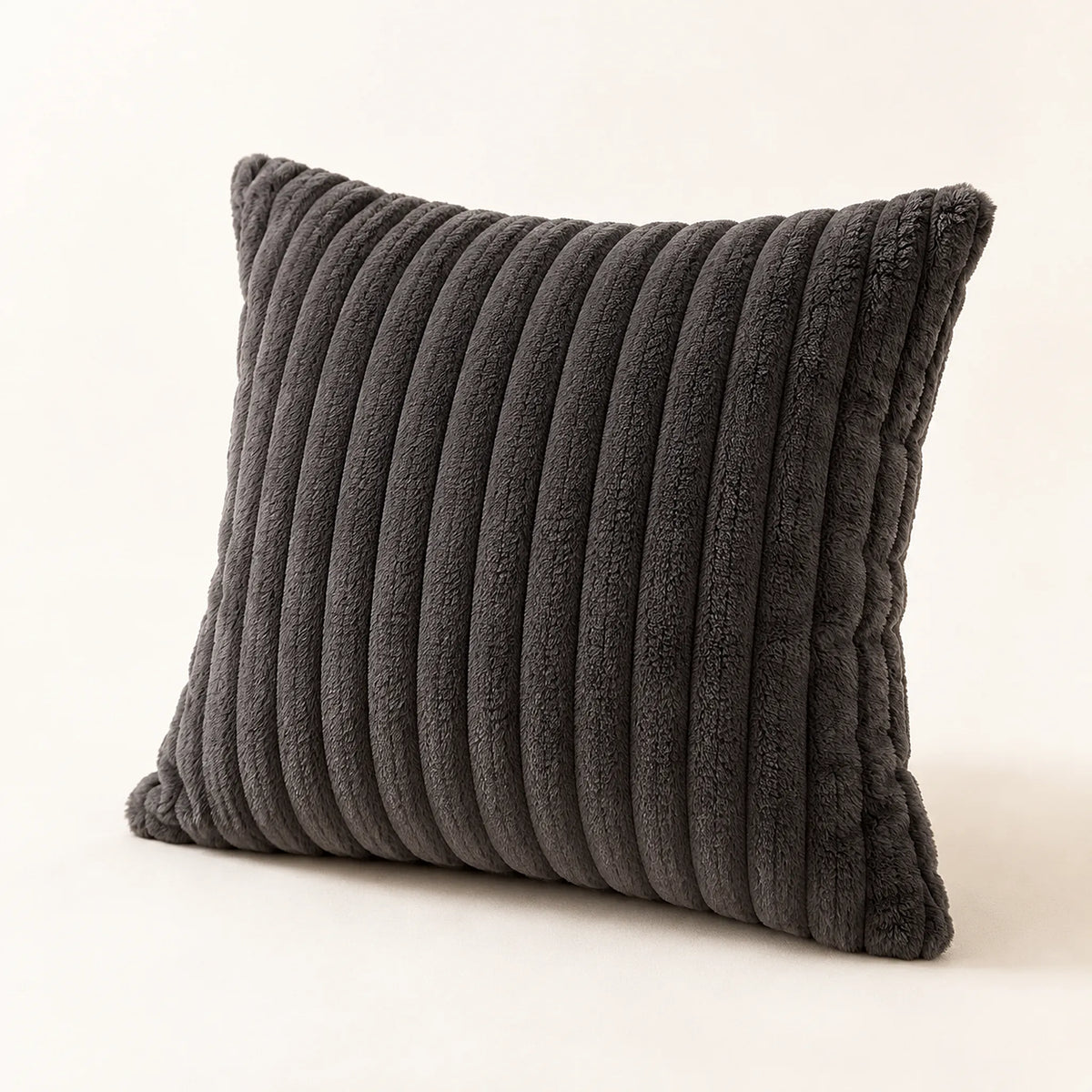 The Cherish Company — Single Square Fleece Pillowcase in Dark Grey