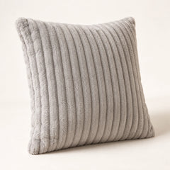 The Cherish Company — Single Square Fleece Pillowcase in Light Grey