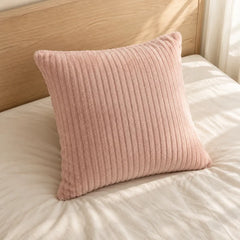 The Cherish Company — Single Square Fleece Pillowcase in Pink