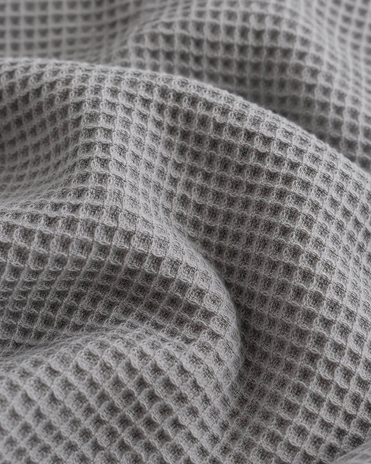 The Cherish Company — LumiBliss™ Cotton Waffle Weave Blanket in Grey