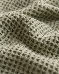 The Cherish Company — LumiBliss™ Cotton Waffle Weave Blanket in Green